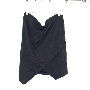 Black Asymmetrical Skirt